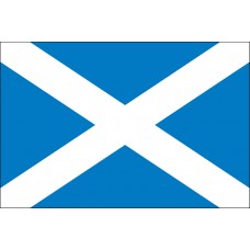 4x6" Hand Held Scotland Saint Andrews Cross Flag