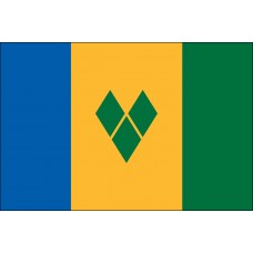 4x6" Hand Held St Vincent Flag
