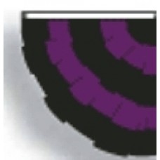 3x3' Nylon Mourning Half Fan