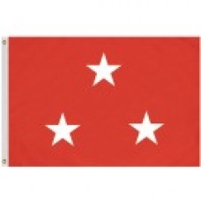 2x3' Nylon Lieutenant General Officer (USMC - Marine Corps) Flag