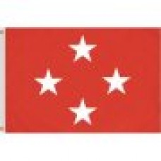 2x3' Nylon General Officer (USMC - Marine Corps) Flag