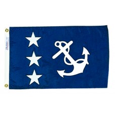 12x18" Nylon Past Commodore Flag