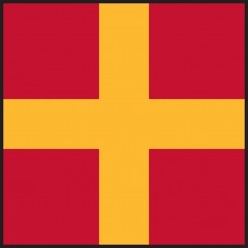 No. 14 "R" Flag - Snap & Ring