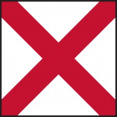 No. 0 "V" Flag - Grommets